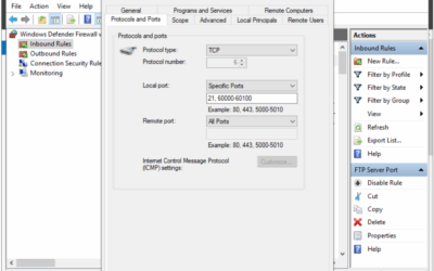 Cài đặt FTP Server trên windows server